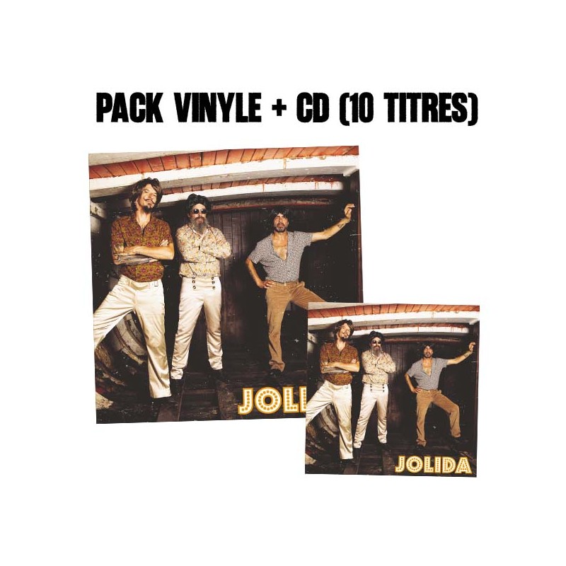 PACK CD+Vinyle GROUPE "JOLIDA"