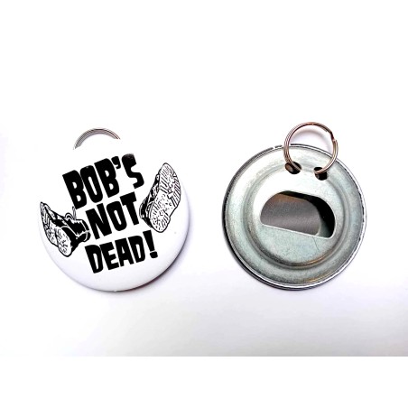 Porte clés - décapsuleur Bob's NoT Dead Blanc